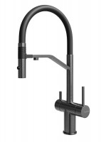 Смеситель Milacio Ultra MCU.557.GM вороненая сталь