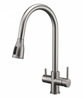 Смеситель Lange La214212-BS нерж. сталь